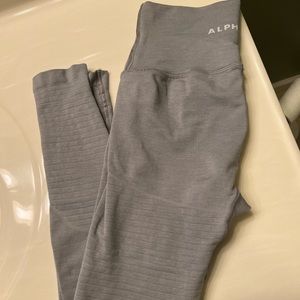 Alphalete light grey leggings. Like new.